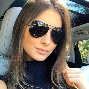 RayBan Aviator Black Lenses RB3025 Black Frame New